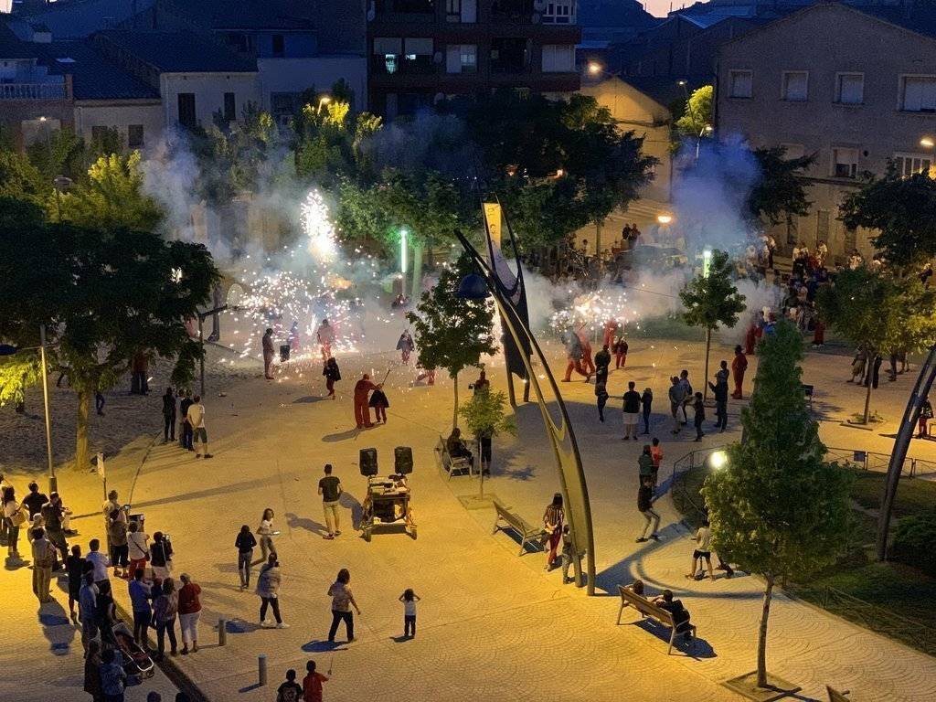 Les colles de diables reunits a Juneda - Ajuntament de Juneda