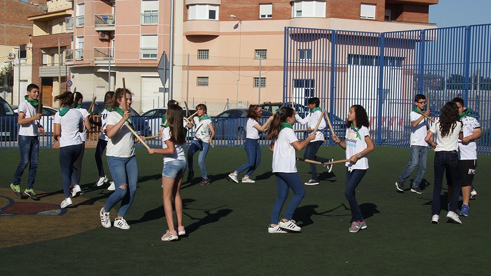 Bastoners de l'escola Ignasi Peraire de Mollerussa