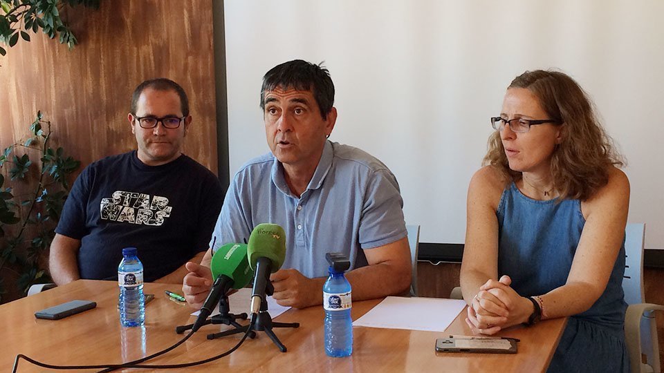 Eduard Cau i membres de la Cooperativa GAP expliquen la nova trajectòria