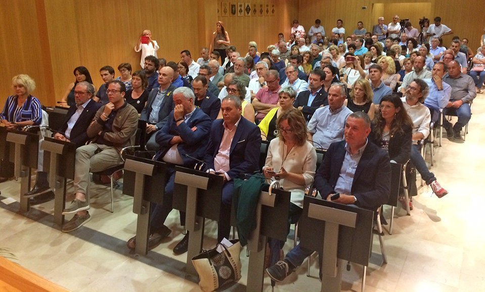 Acte de constitucio del Consell Comarcal del Pla d'Urgell