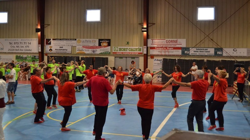 La segona Exhibició de colles sardanistes de Golmés