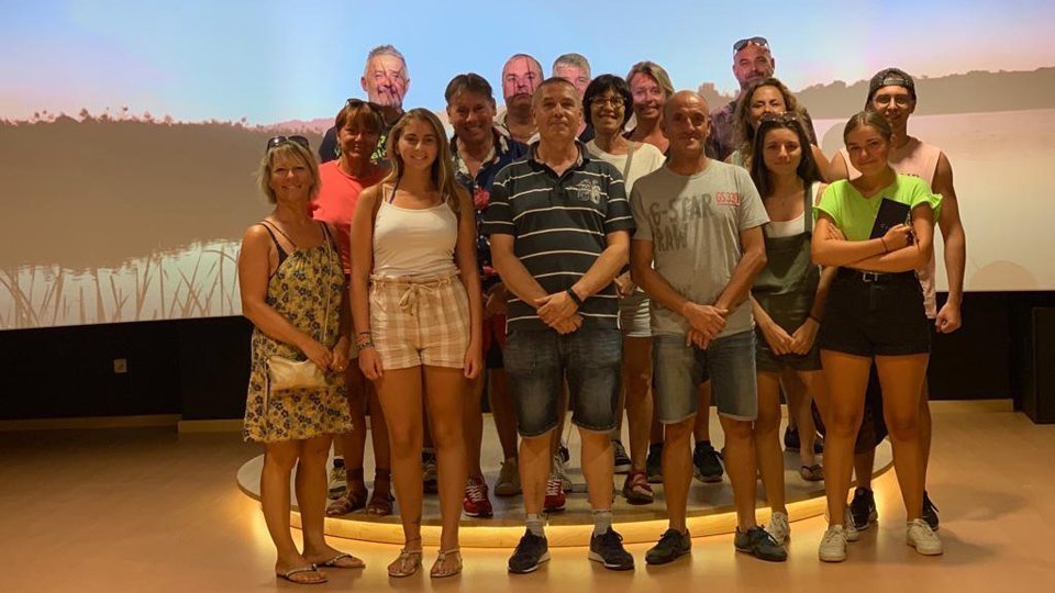 Grup de turistes de Luxemburg, que van visitar el CIM de Vila-sana