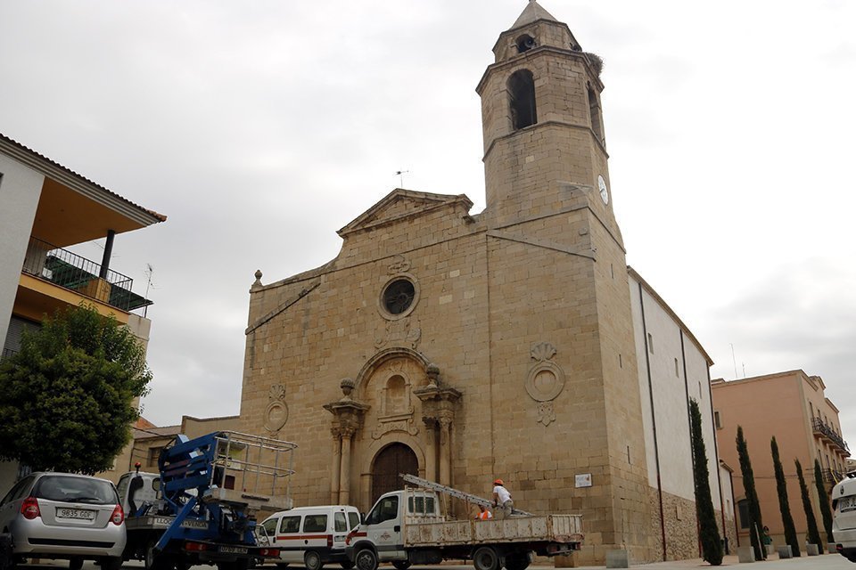 L'església del Palau d'Anglesola