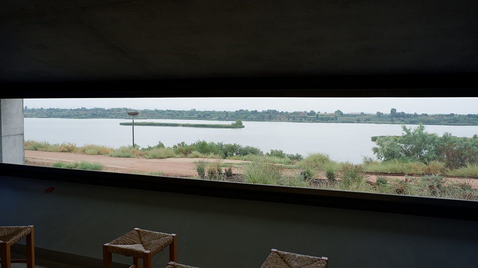 El mirador del Centre d'Interpretació de Cal Sinèn