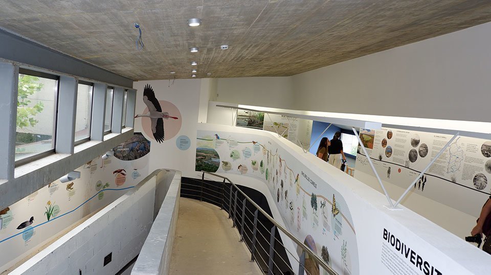 Exposició en la planta baixa del Centre d'Interpretació de Cal Sinèn
