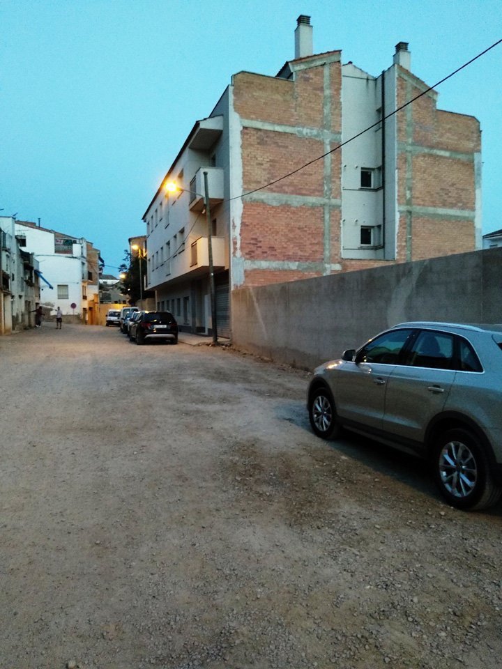 El carrer Maria Lois López de les Borges en l'actualitat