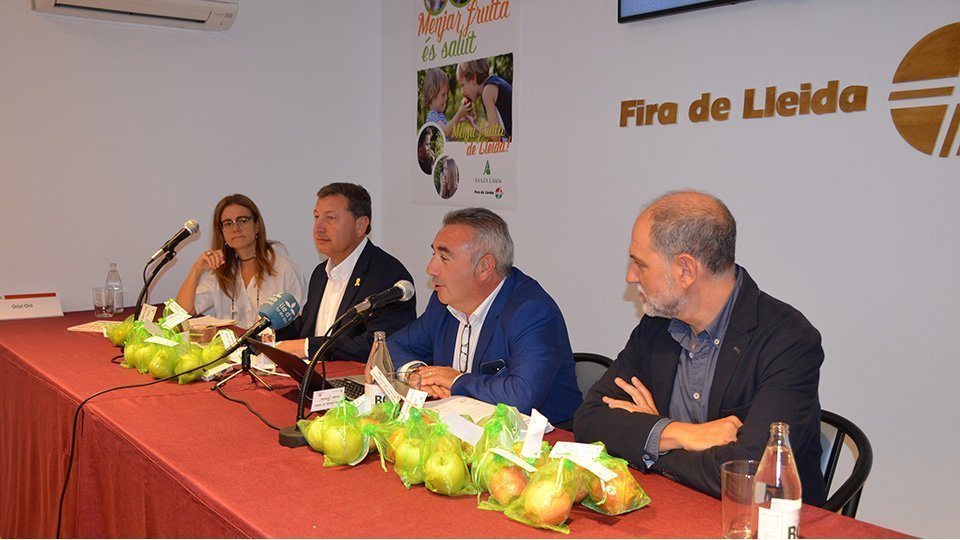 Presentació de la campanya ‘Menjar fruita és salut. Menja fruita de Lleida!’ 1
