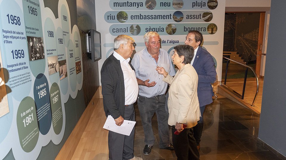 Teresa Cunillera visita Canals d'Urgell