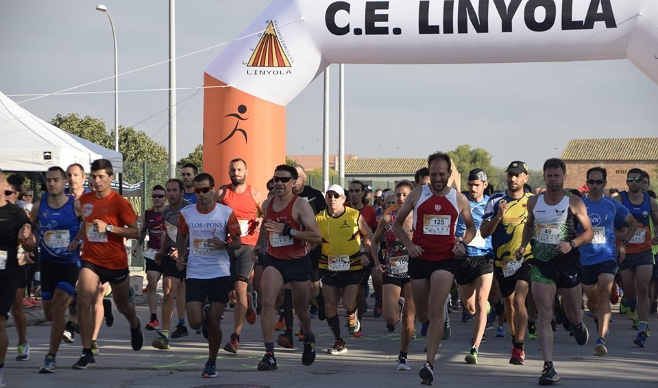 Sortida de la Cursa del Caragol 2019 de Linyola