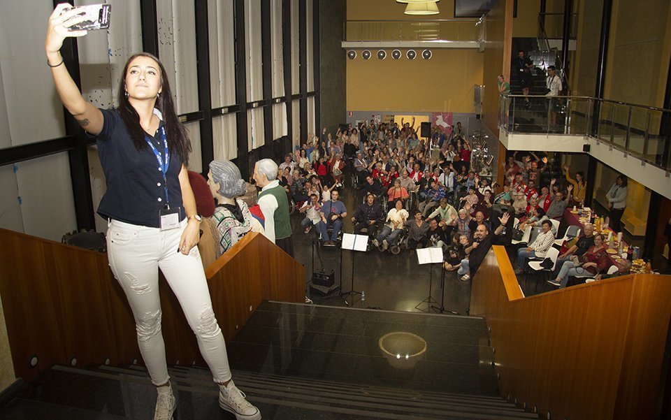 Acte inaugural del projecte Viure sobre rodes a L'Amistat