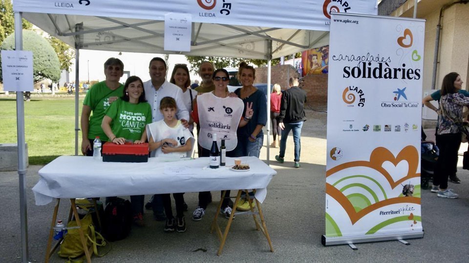 Caragolada solidària en benefici del Grup Alba a Agramunt 1