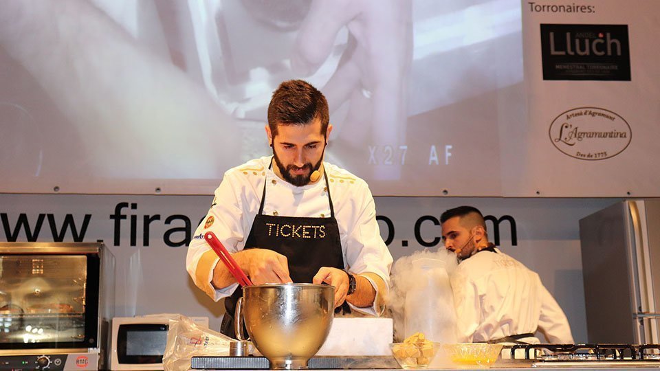Fira del Torró Alfredo Machado, pastisser de ElBarri