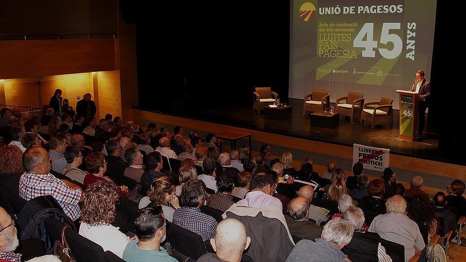 El Centre Cultural del Morell ha estat l'escenari del 45è l'aniversari Unió de Pagesos