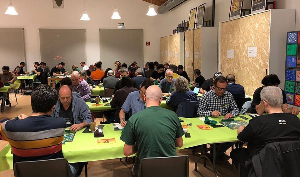 Un campionat  de Scrabble en Català