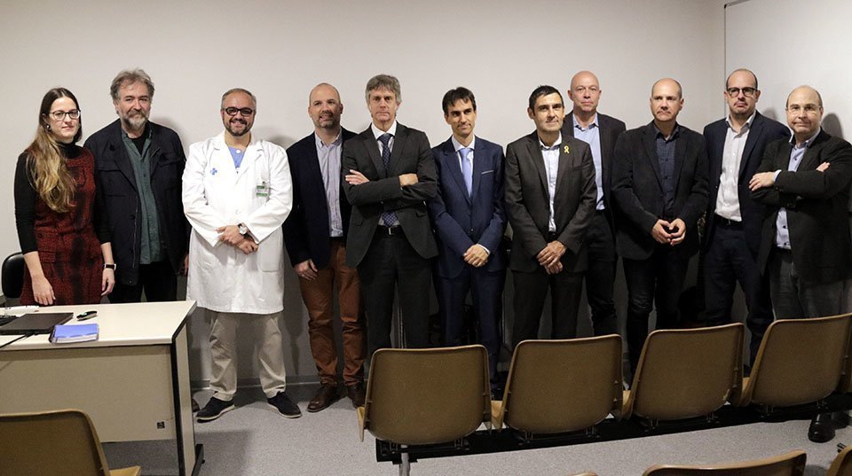 Els responsables del projecte de musicoteràpia a l'UCI de l'Hospital Universitari Arnau de Vilanova