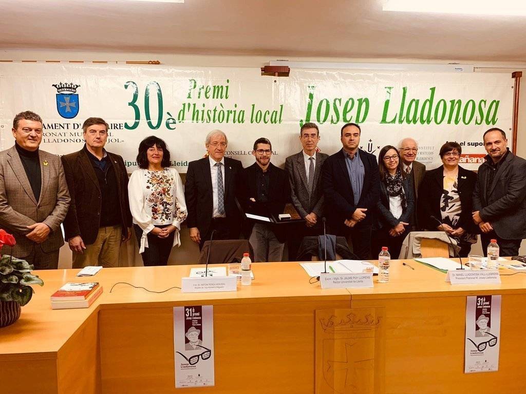 L'acte de lliurament del 30è Premi Josep Lladonosa d'Història Local