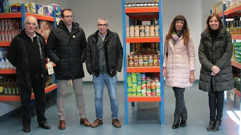 Visita al Centre distribució aliments del Pla d'Urgell