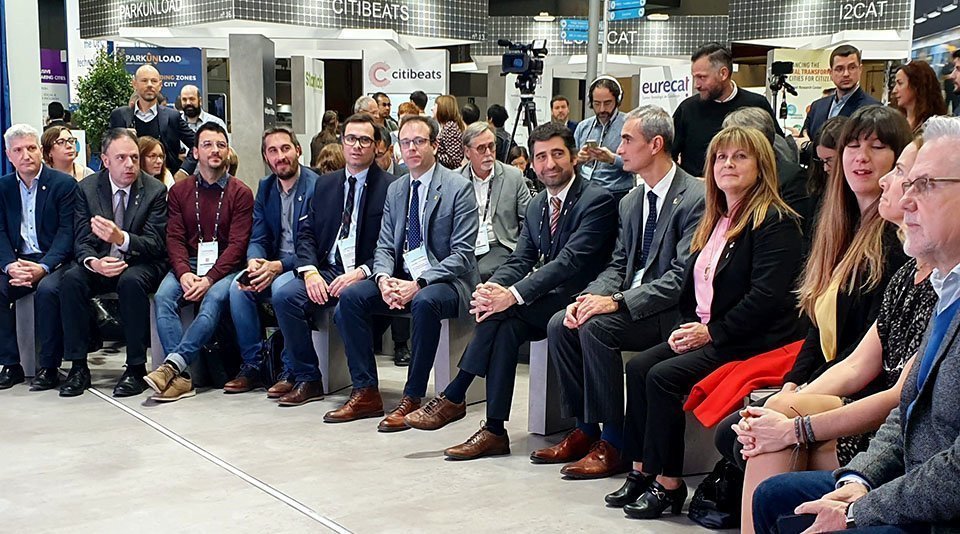 Acte de lliurament en l’Smart City Expo World Congress a Barcelona