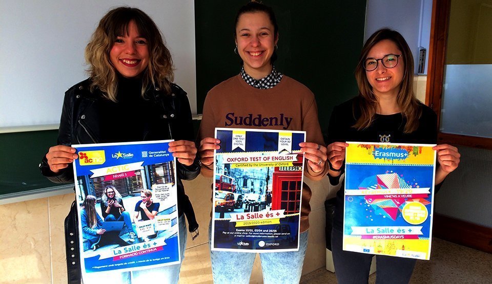 Els estudiants de La Salle presenten les imatges de les campanyes