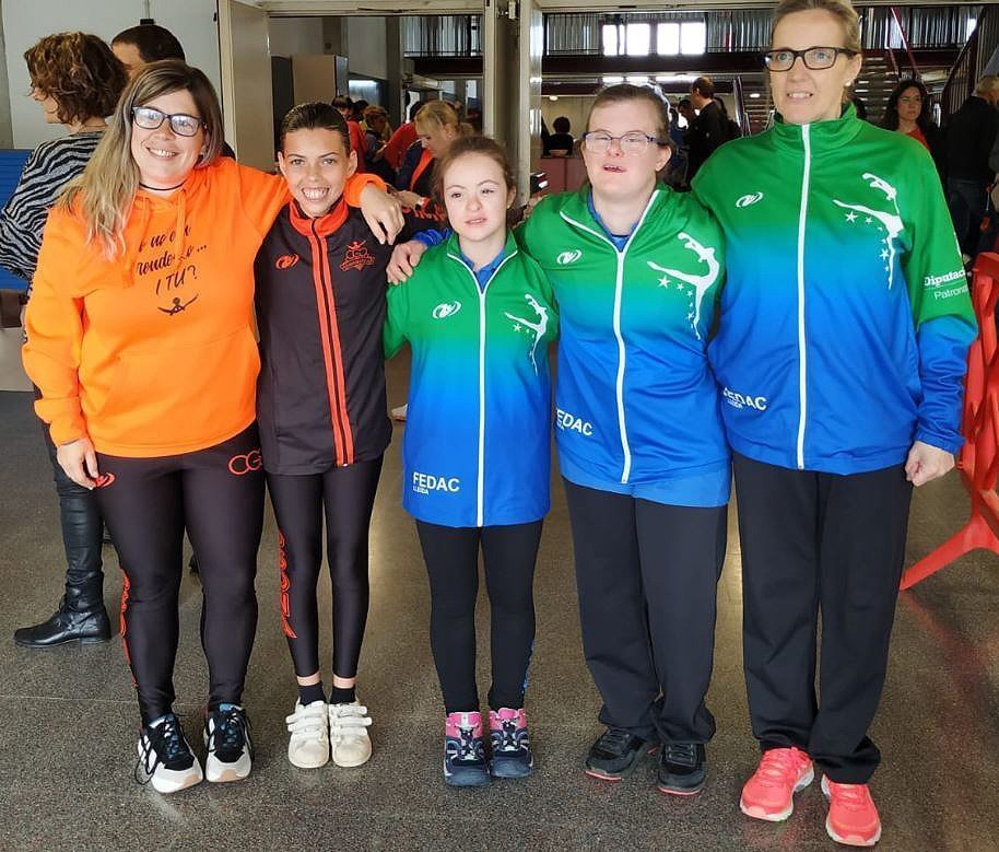 Les olímpiques del club FEDAC Marta Jové i Àngela Mora