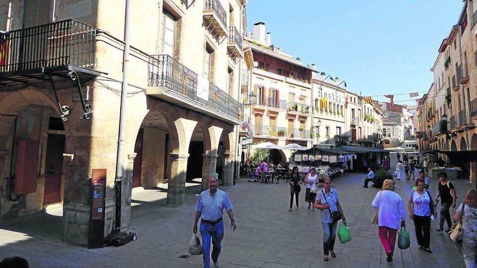 Imatge del centre comercial de les Borges Blanques