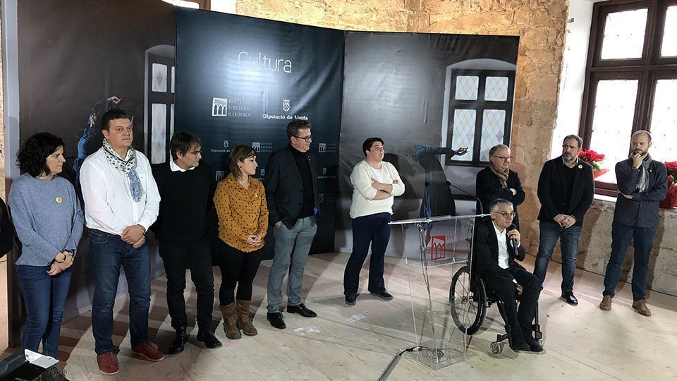 Recepció als mitjans de comunicació del la Diputació de Lleida