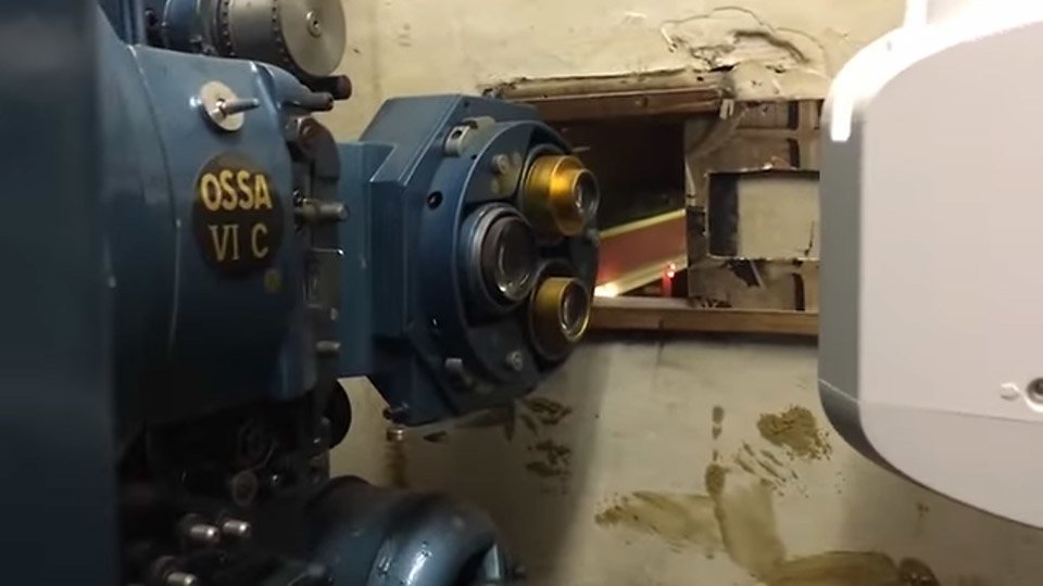 El projector del cinema Flotats de Tornabous