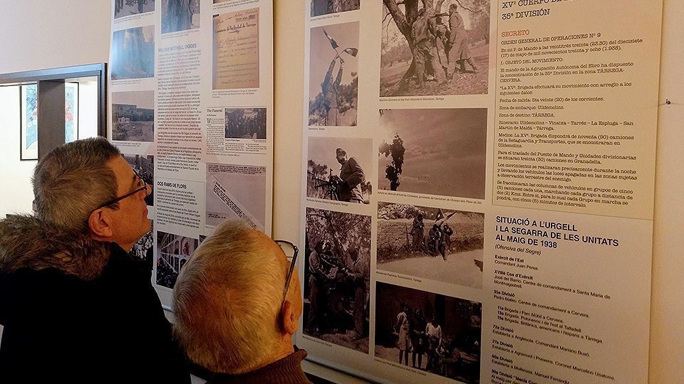 Part de la mostra que es pot visitar al Casal Cívic de Tàrrega fins al 16 de febrer