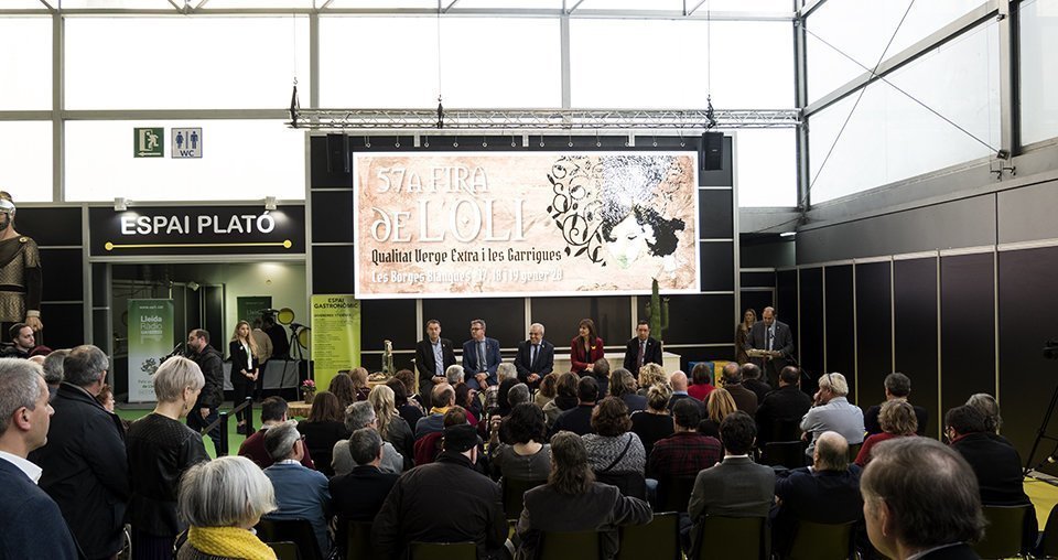 Joan Talarn Laura Borras Inauguracio Fira del'Oli 1