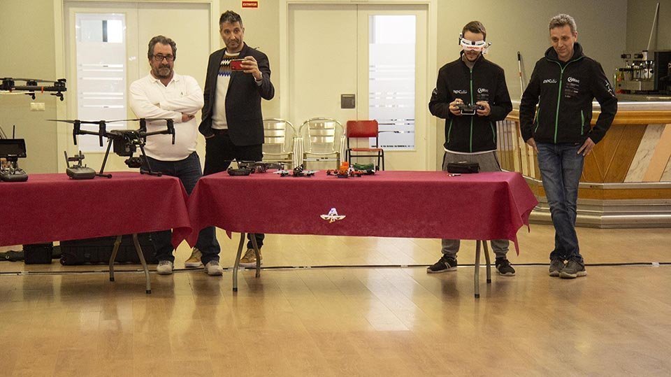 Presentació Fires de Mollerussa demostracio de vols de dron