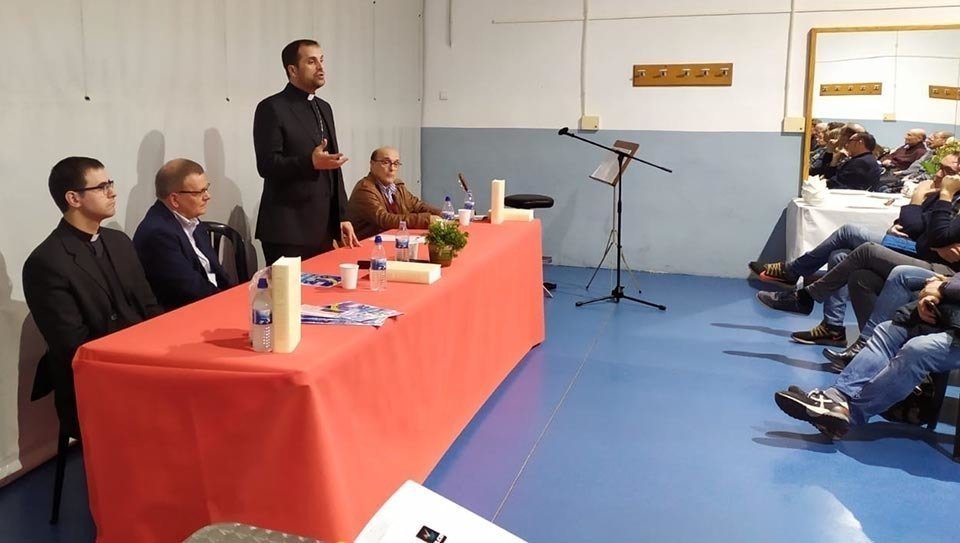 El Bisbe Xavier Novell en la festa de Sant Blai a Castellnou de Seana