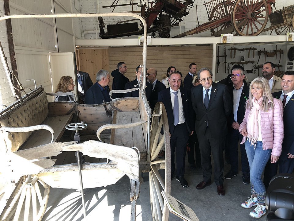 Visita del President Quim Torra a Alcarràs