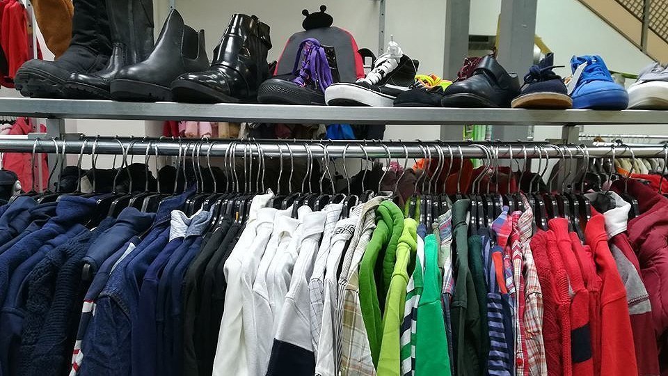 Les peses reutilitzades en les botigues d'Humana