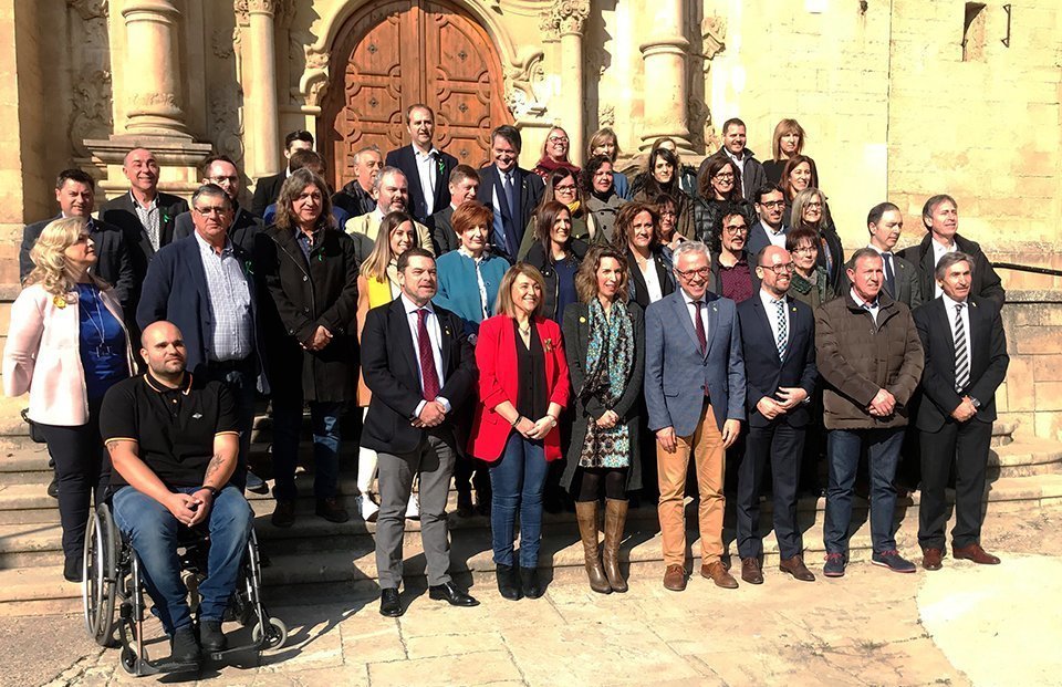 La consellera d’Empresa i Coneixement, Àngels Chacón visita a Aitona