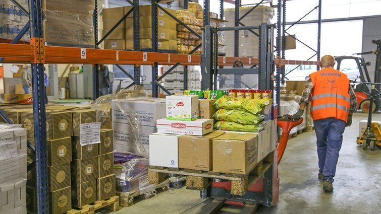 Creu Roja col·labora en la distribució  del Programa d'Ajuda Alimentària