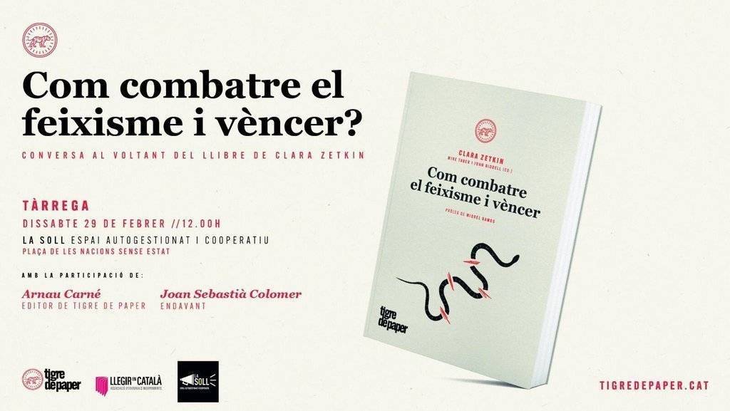 Cartell Xerrada La Soll