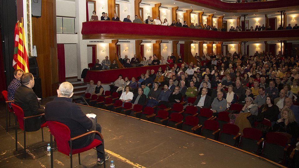 Arnaldo Otegui en el cicle del Bisbe Deig a Mollerussa