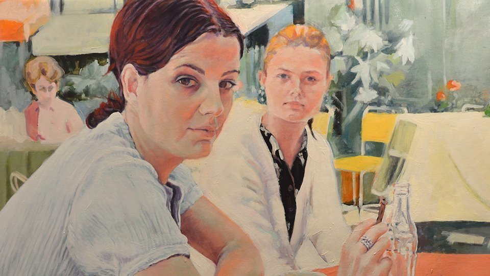 Rebeca Muñoz, una de les artistes de l'exposició Rebeca Muñoz, una de les artistes de l'exposició