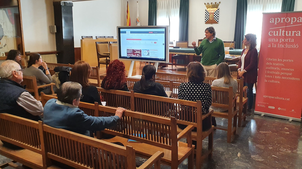 L'acte de presentació de l'Apropa Cultura a Mollerussa