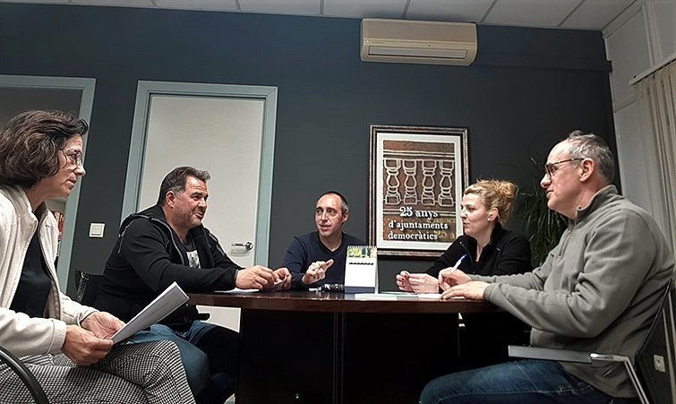 Reunió de l'equip de Govern de l'Ajuntament de Benavent de Segrià