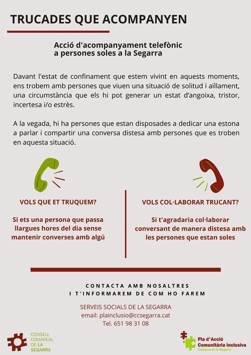 TRUCADES QUE ACOMPANYEN