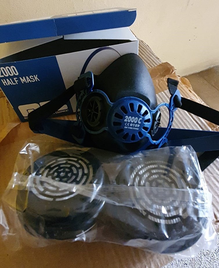 Mascaretes adqurides per l'Ajuntament de Linyola