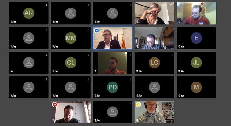 Roda de Premsa telemàtica de la Diputació de Lleida