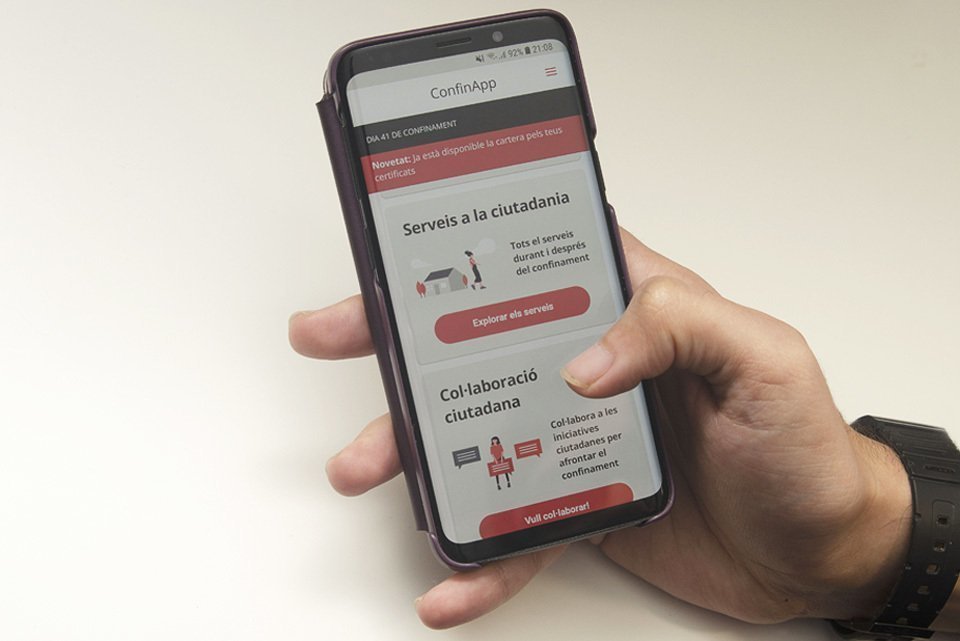 ConfinApp inclou un assistent virtual interactiu basat en intel·ligència artificial Foto: @_shinysmiles