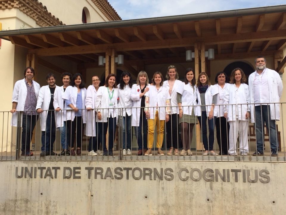 Pla general de l'equip de la Unitat de Trastorns Cognitius de l'Hospital Universitari de Santa Maria de Lleida. Imatge facilitada per l'Hospital Universitari de Santa Maria de Lleida l'1 d'abril de 2020 (Horitzontal).