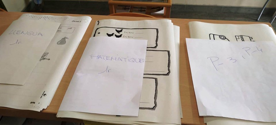 Repartiment fitxes activitats