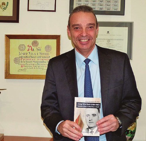 Albert Verdaguer que va escriure la biografia del seu avi