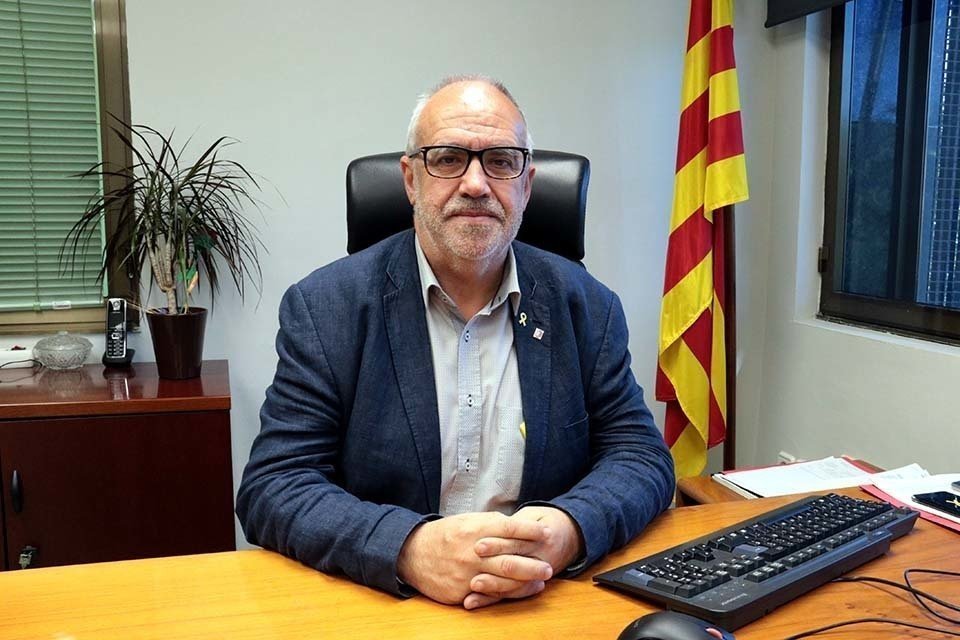 El portaveu d'ERC-MES a la Paeria de Cervera, Joan Santacana