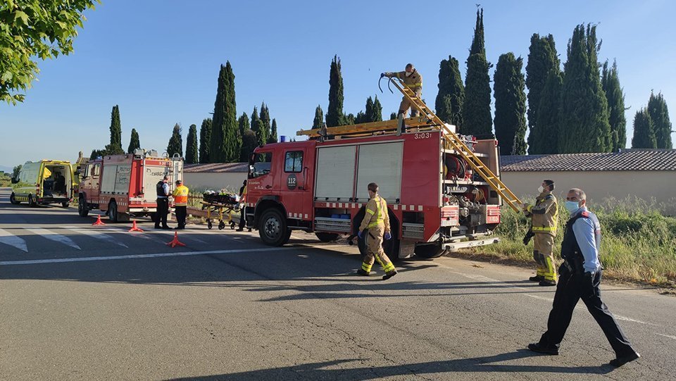 Accident a la cèquia del Canal al Palau d'Anglesola (2)