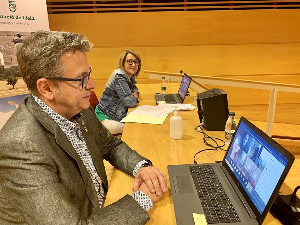 Presentació a la sala d'actes de la Diputació de Lleida